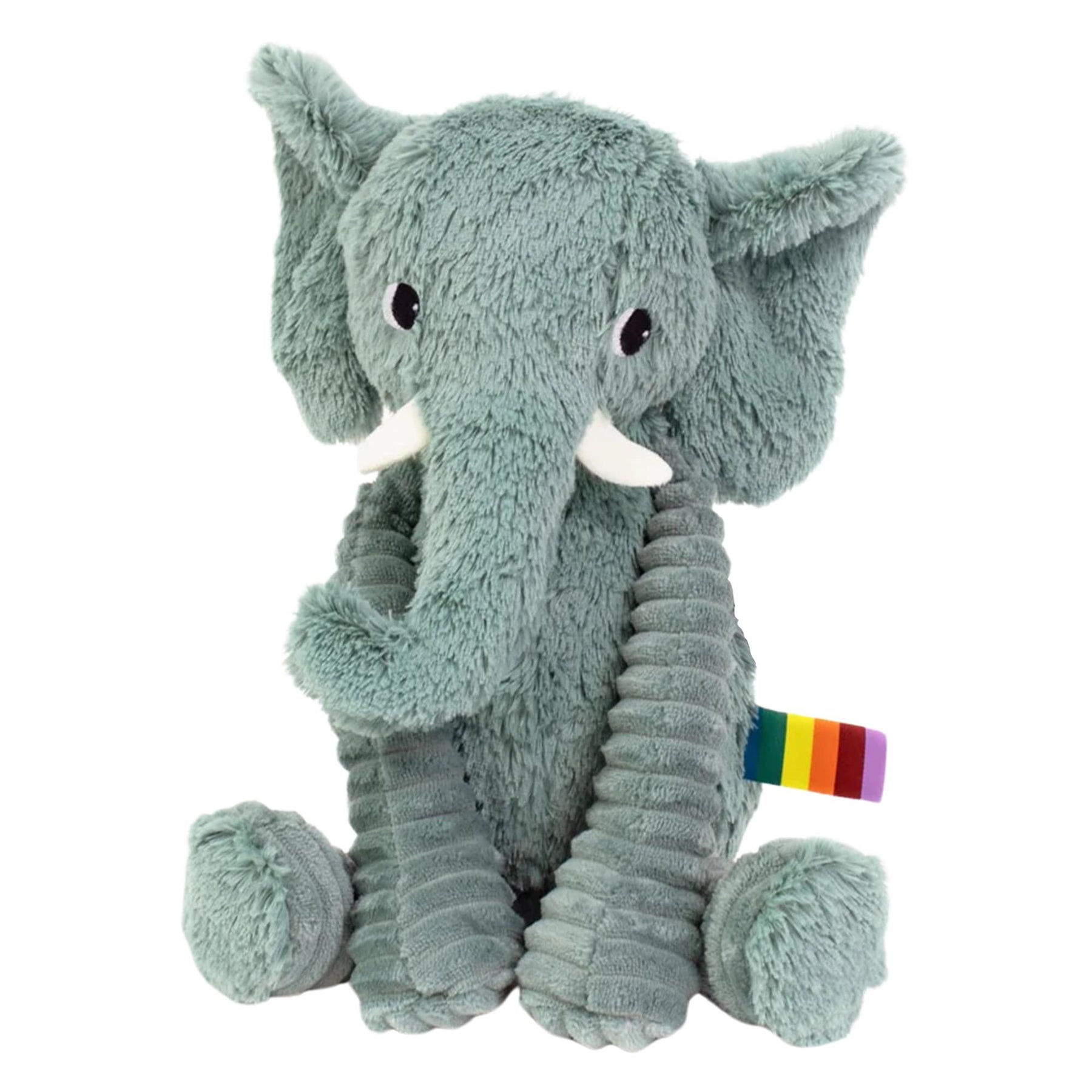 Les Deglingos Plush Animal | Ptipotos Dimoitou the Green Elephant