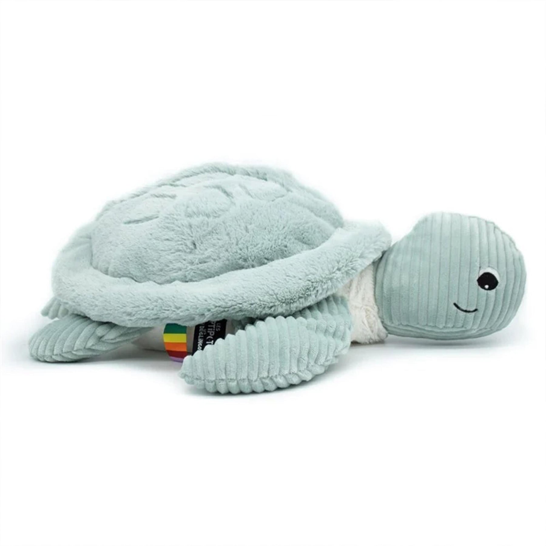 Les Deglingos Large Plush Animal | Mint Turtle