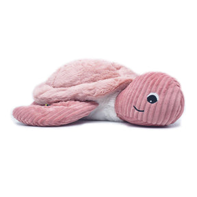 Les Deglingos Large Plush Animal | Pink Turtle