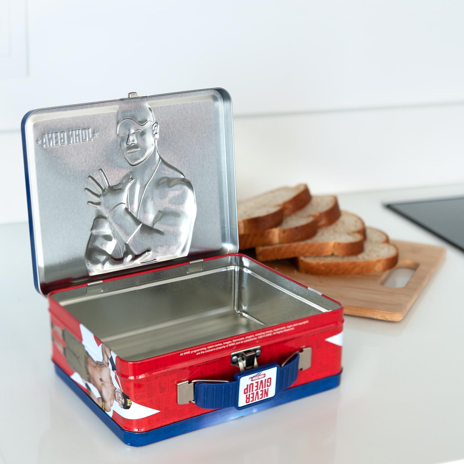 WWE Tin Lunch Box Featuring Superstar Wrestler John Cena