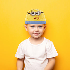 Despicable Me 2 Eyed Open Mouth Minion Jorge Adult Beanie