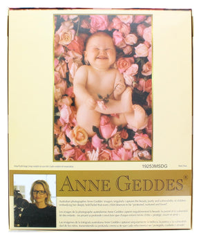 Anne Gedes Baby With Pink Roses 300 Piece Poster Sized Jigsaw Puzzle