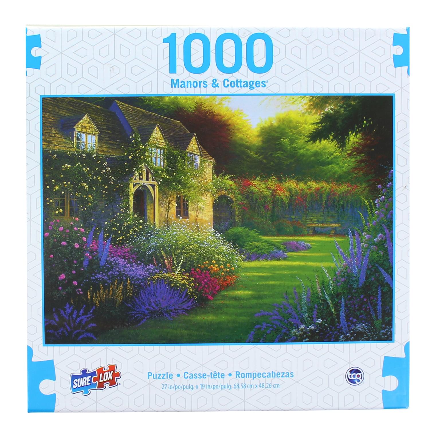 Manors & Cottages 1000 Piece Jigsaw Puzzle | The Cottage Garden