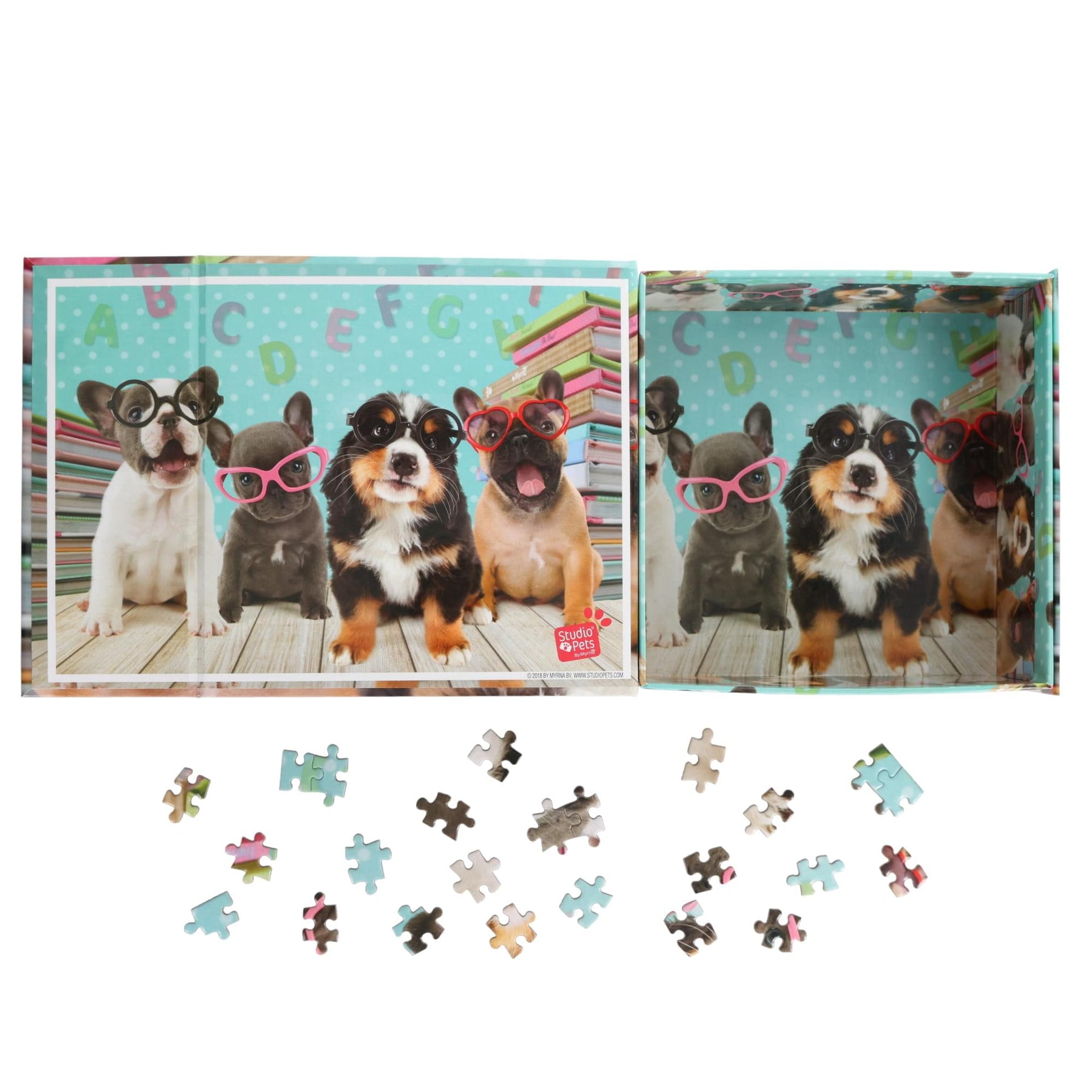 Set of 2 Keepsakes 500 Piece Jigsaw Puzzles | Dogs Having Fun