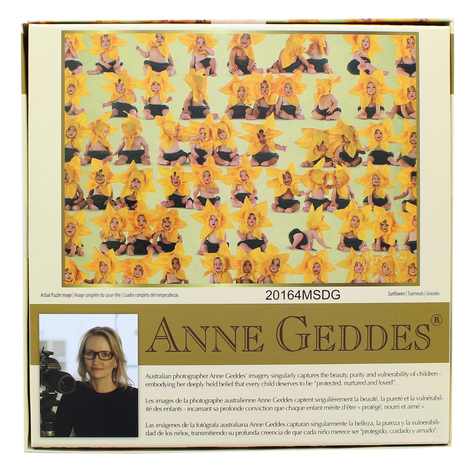 Anne Gedes Sunflower 1000 Piece Jigsaw Puzzle