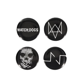 Watch Dogs 1-1/2" Logo Pins, Set of 4