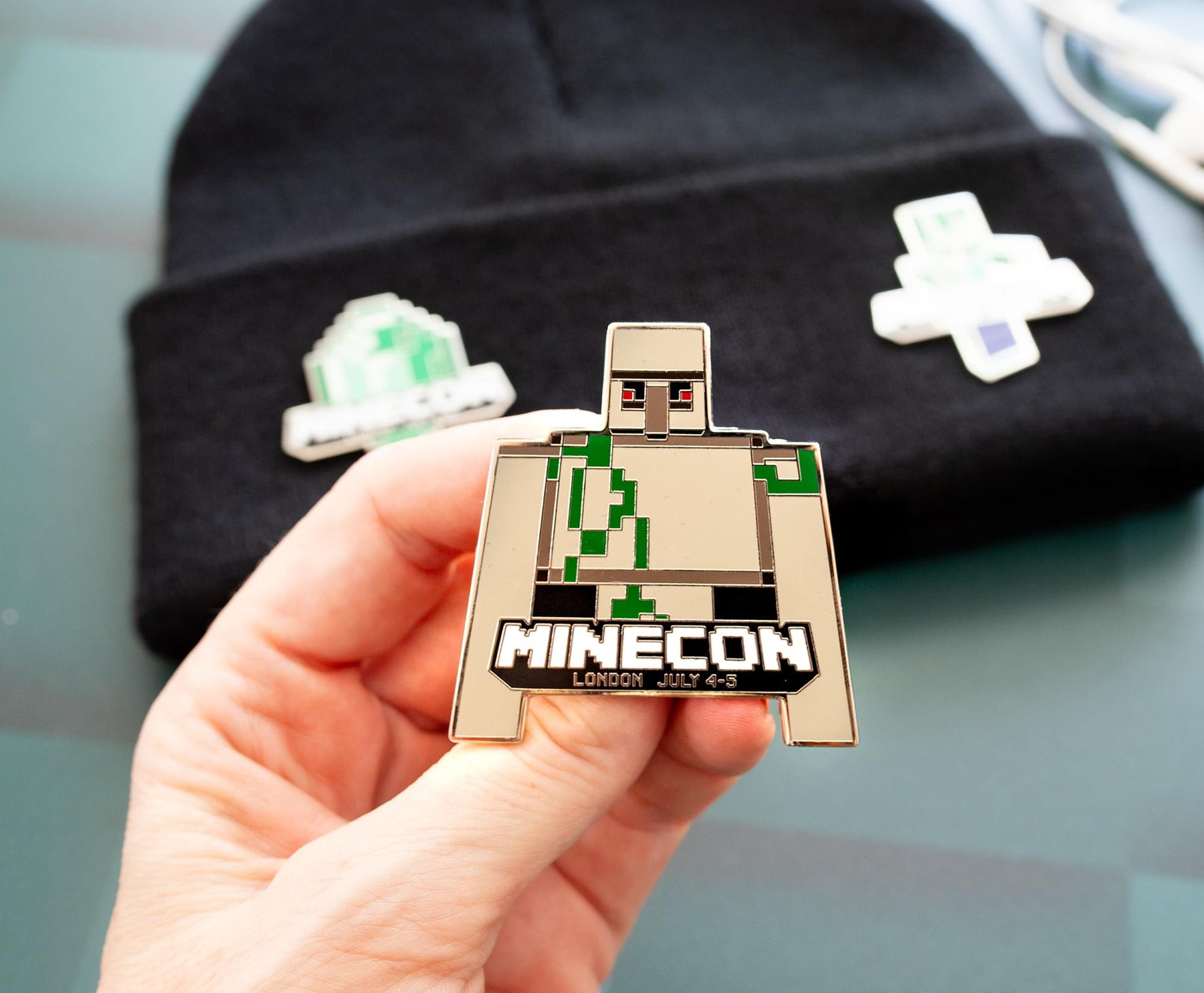 Minecraft Minecon 2015 Exclusive Pin Set of 3