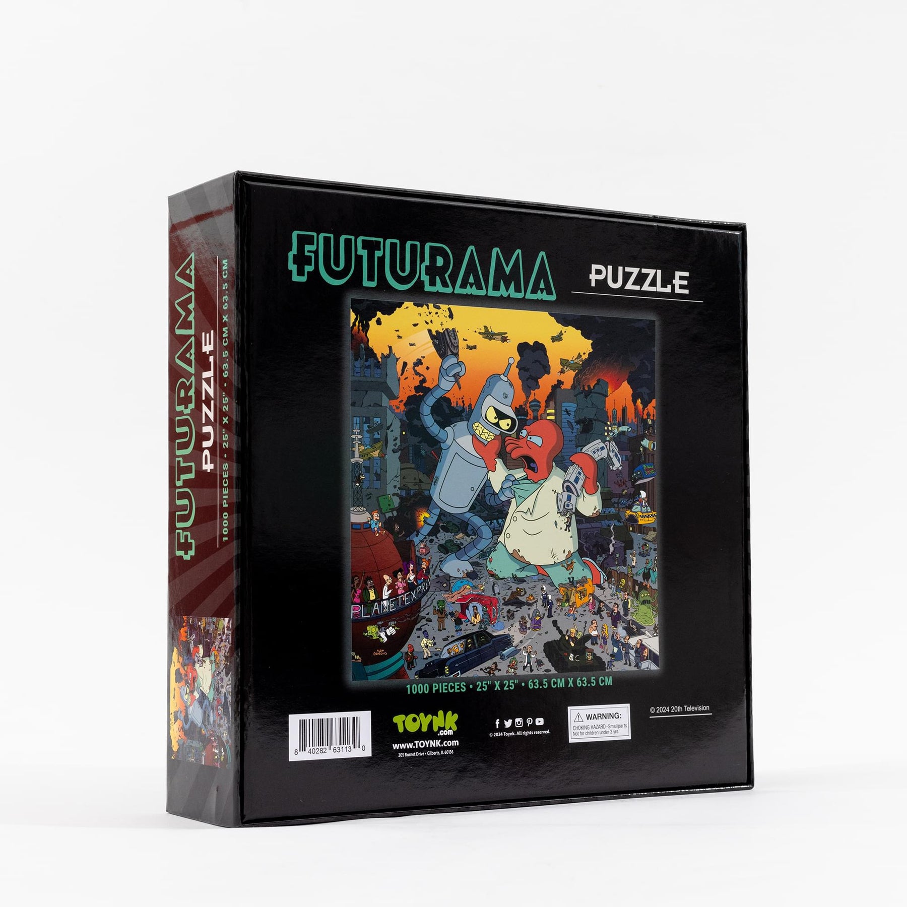 Futurama Bender vs. Zoidberg 1000-Piece Jigsaw Puzzle | Toynk Exclusive