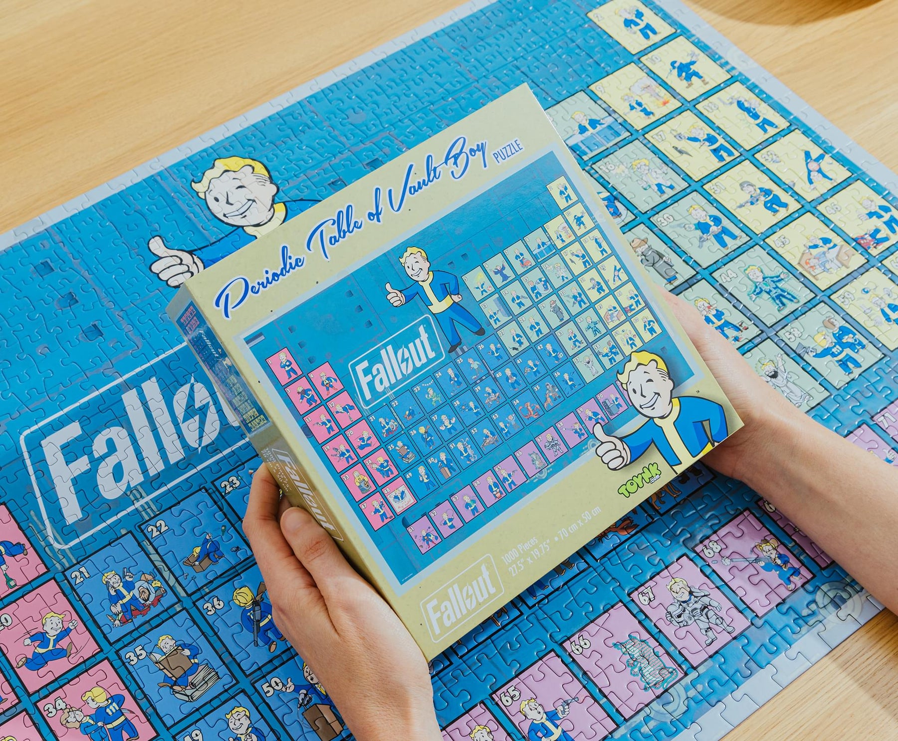 Fallout Periodic Table Of Vault Boy 1000-Piece Jigsaw Puzzle | Toynk Exclusive