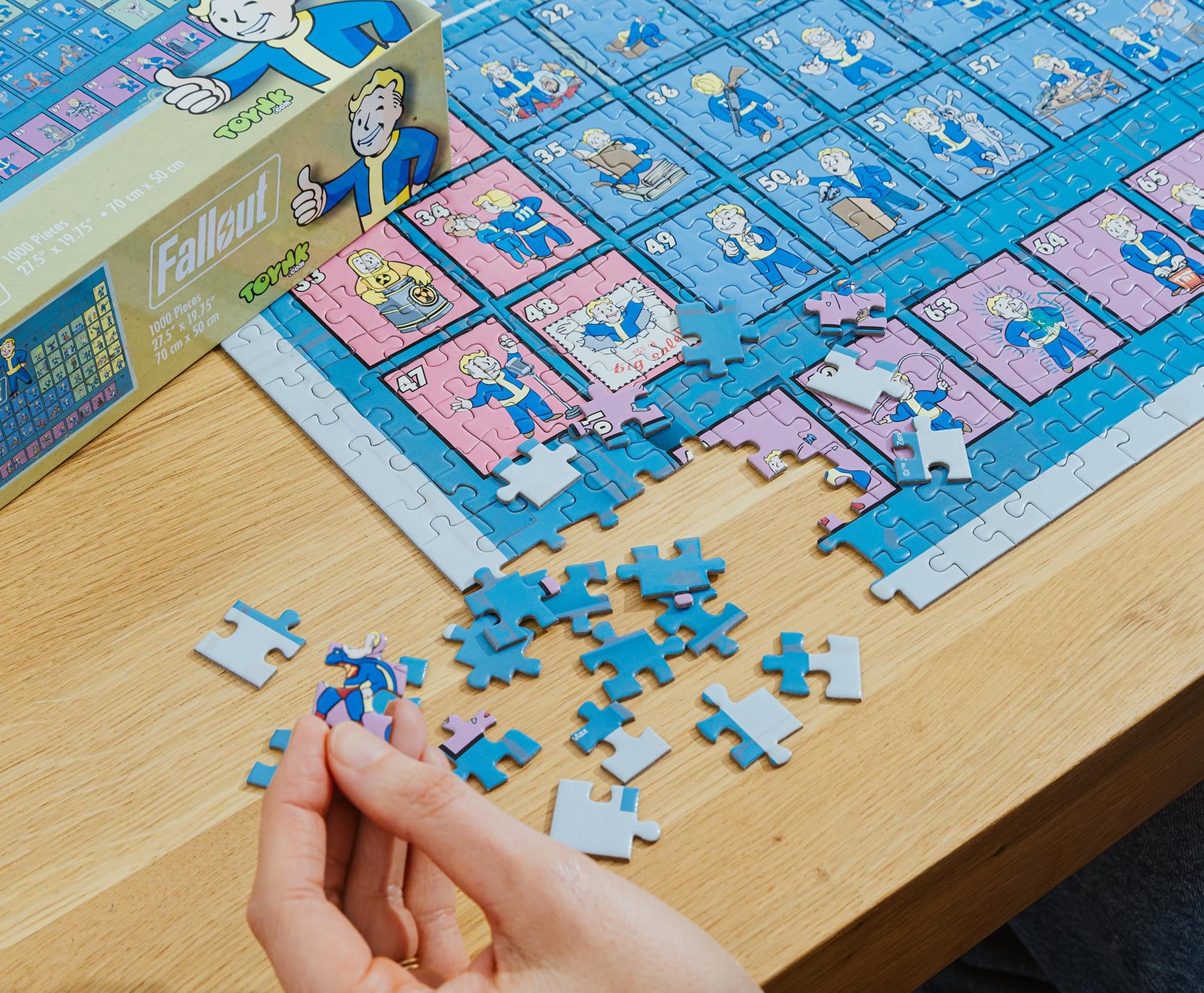 Fallout Periodic Table Of Vault Boy 1000-Piece Jigsaw Puzzle | Toynk Exclusive