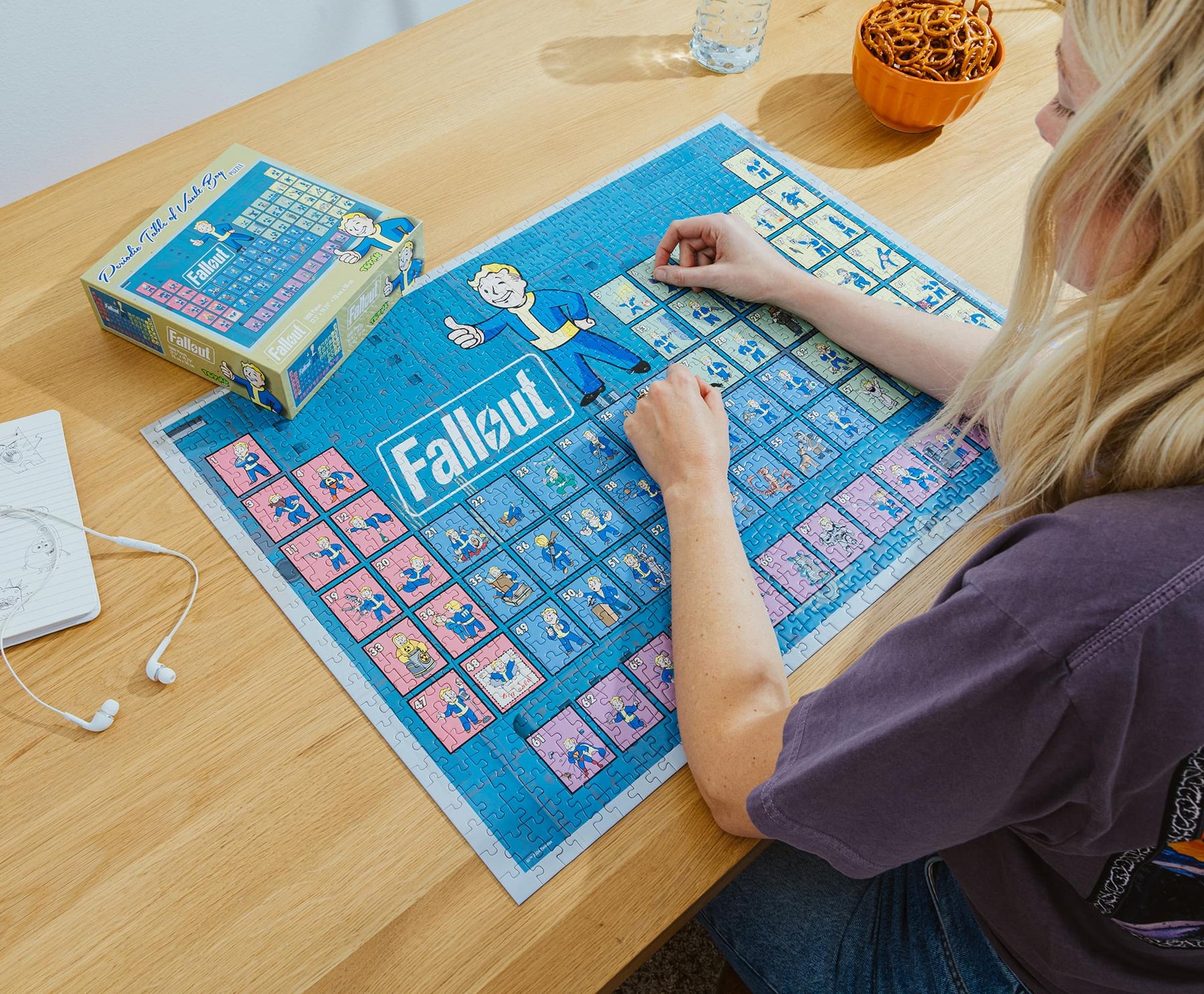 Fallout Periodic Table Of Vault Boy 1000-Piece Jigsaw Puzzle | Toynk Exclusive