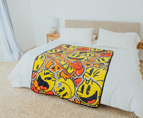 Pac-Man Classic All-Over 45 x 60 Inch Throw Blanket