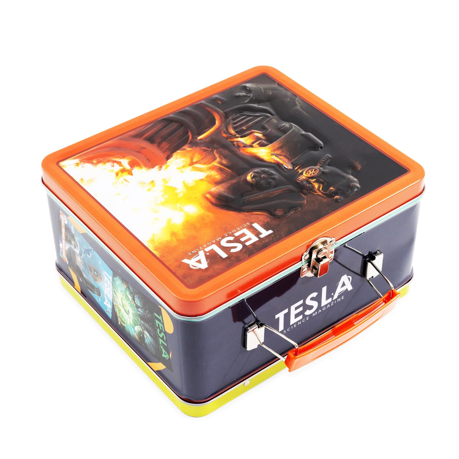 Fallout Tesla Science Magazine Metal Lunchbox