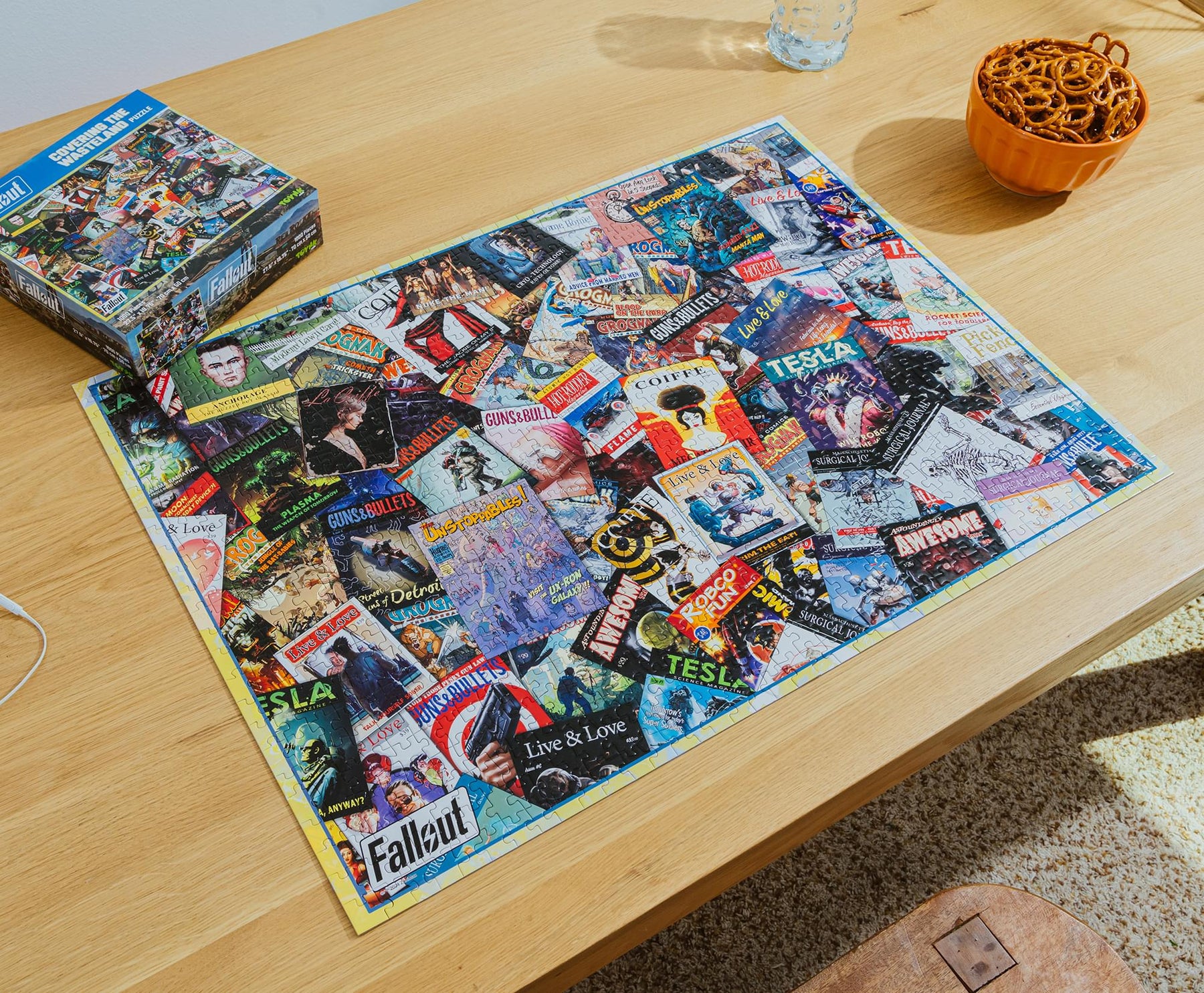 Fallout Covering The Wasteland 1000-Piece Jigsaw Puzzle | Toynk Exclusive