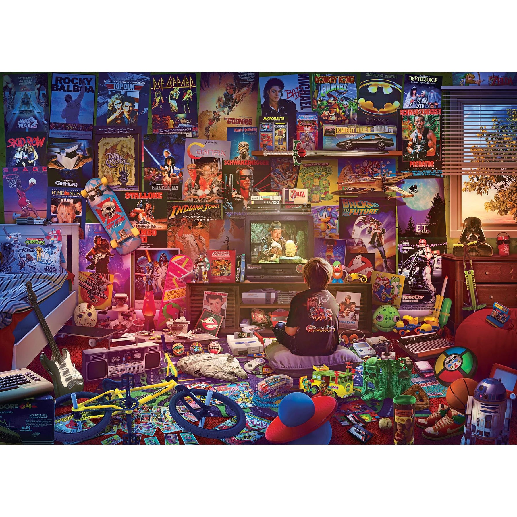 Puzzle Harry Potter - neon, 1 000 pieces