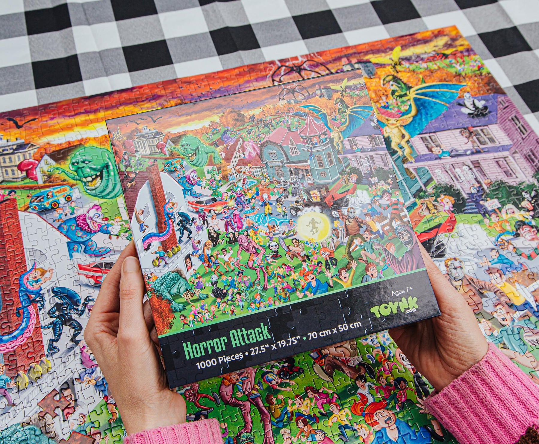 Horror Attack 1000-Piece Jigsaw Puzzle | Toynk Exclusive