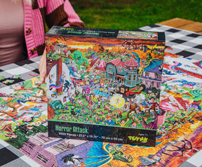 Horror Attack 1000-Piece Jigsaw Puzzle | Toynk Exclusive