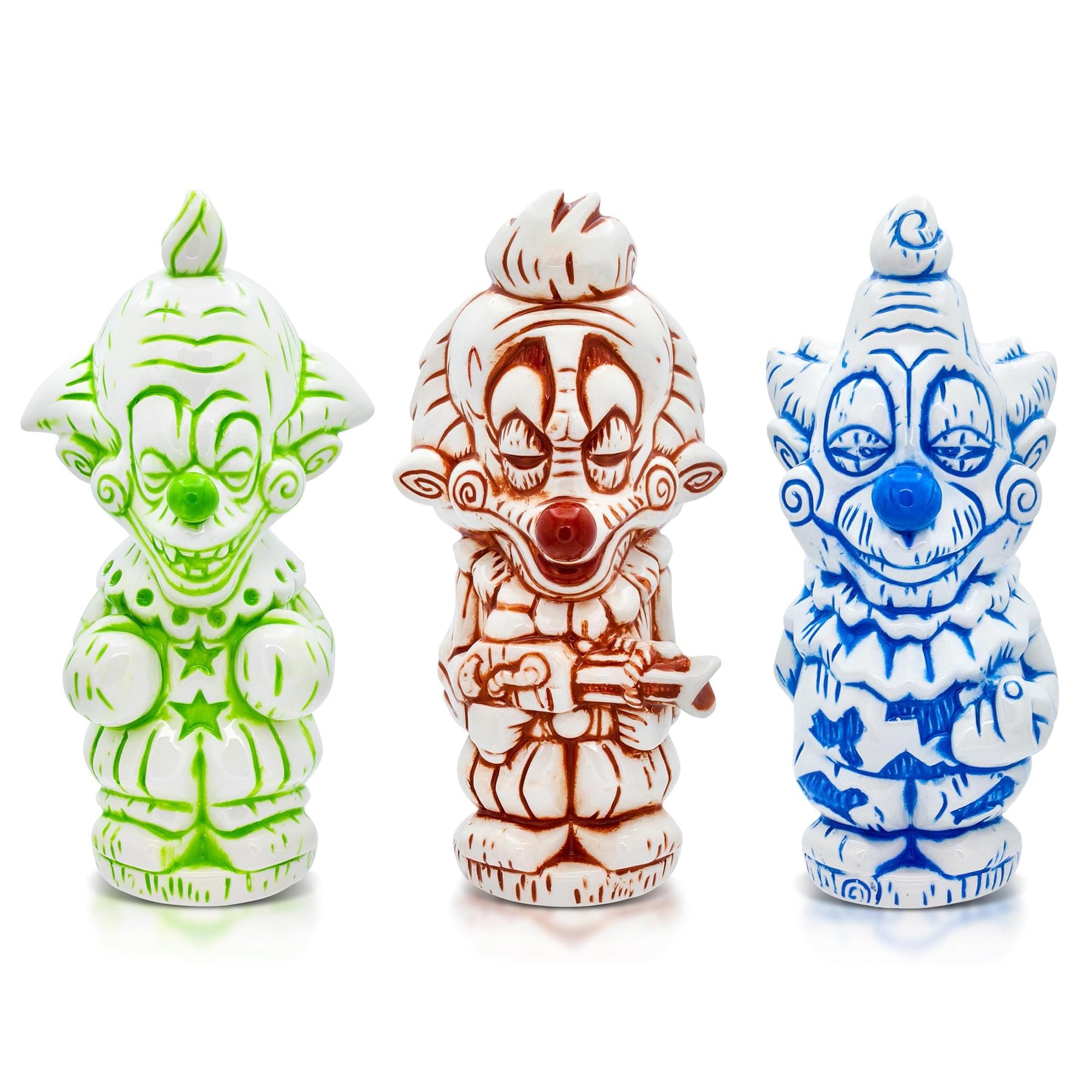 Geeki Tikis Killer Klowns From Outer Space Ceramic Mug Set of 3