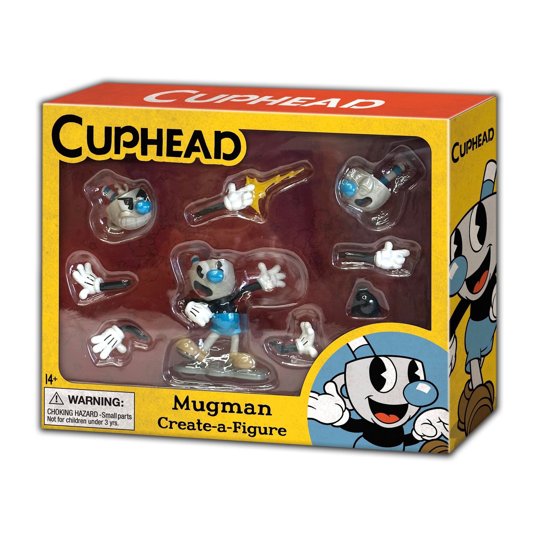 Cuphead Create-A-Figure 3-Inch Mini Figure | Mugman