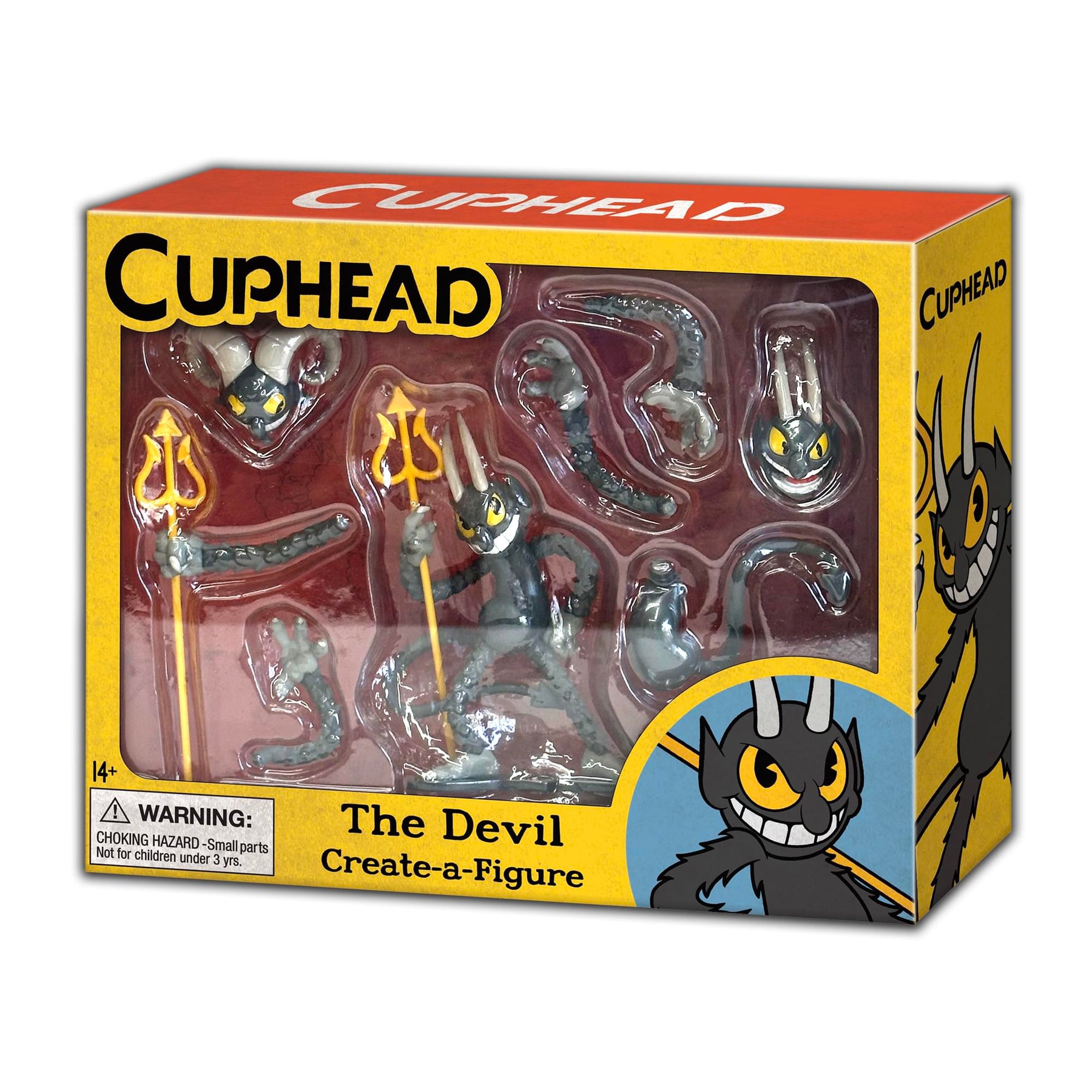 Cuphead Create-A-Figure 4-Inch Mini Figure | The Devil