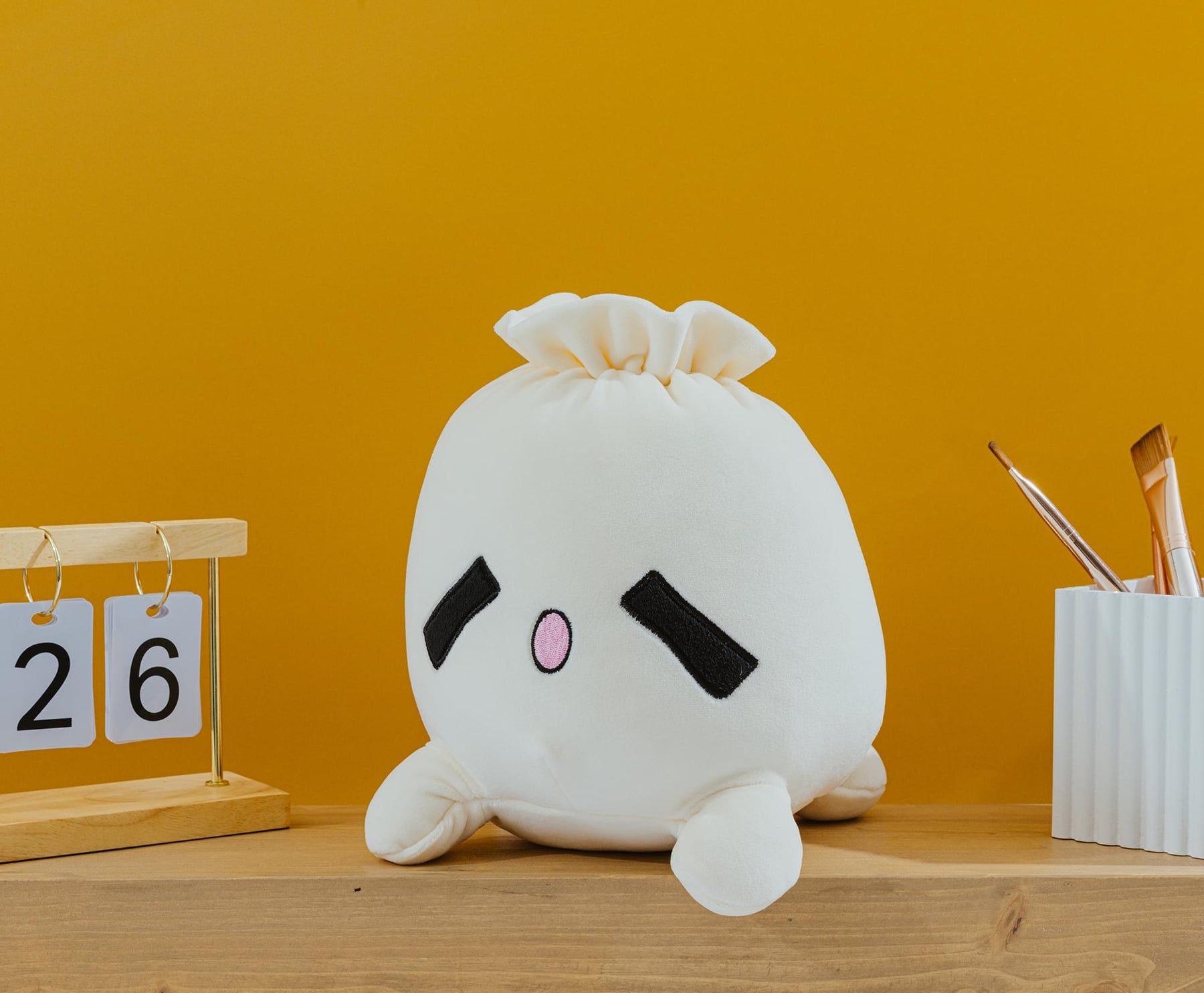 MoshiOshis Bao Bun 9-Inch Character Plush Toy | Mushiyume Baozi