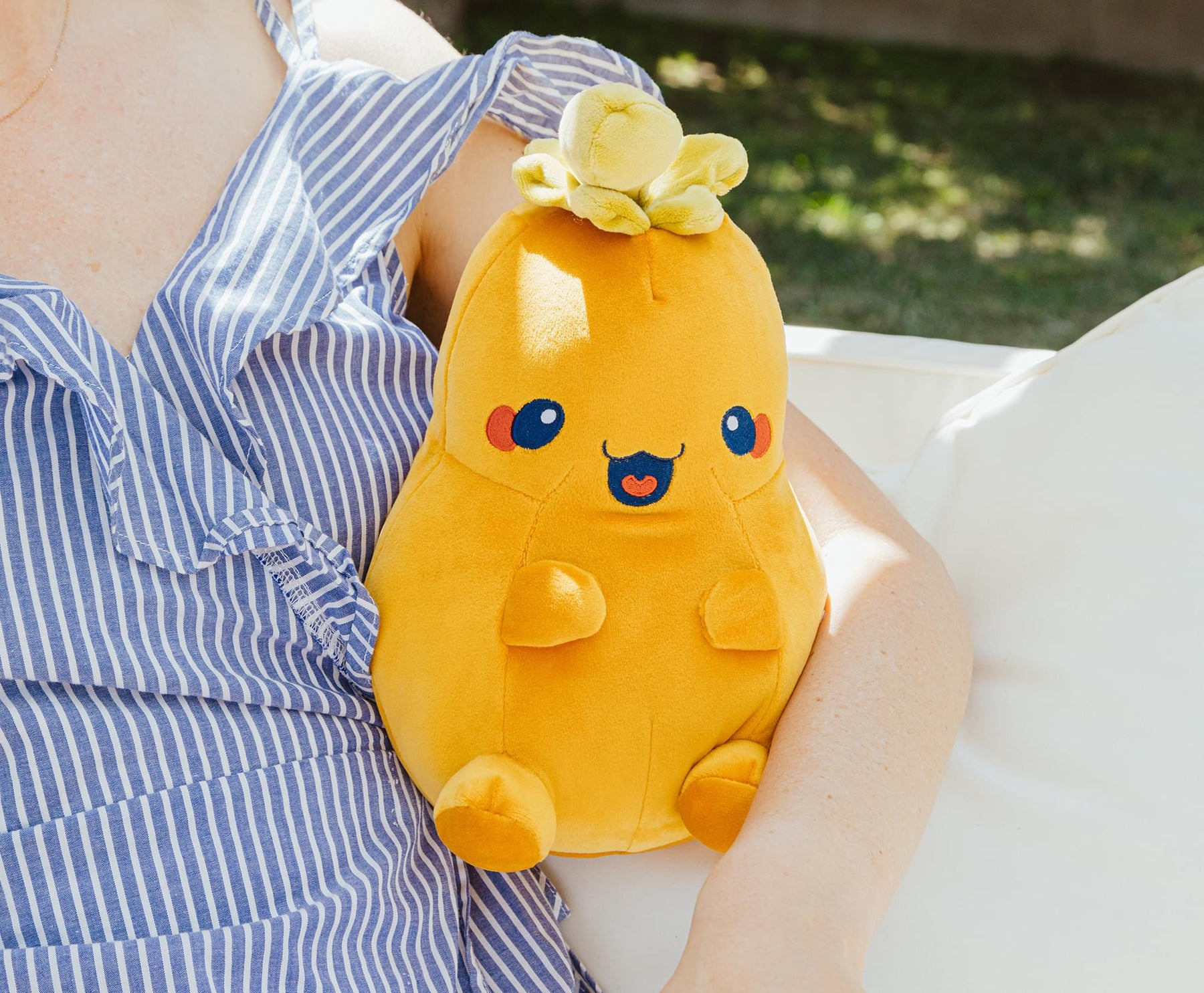 MoshiOshis Gourd 9-Inch Character Plush Toy | Tamashii Urioshi