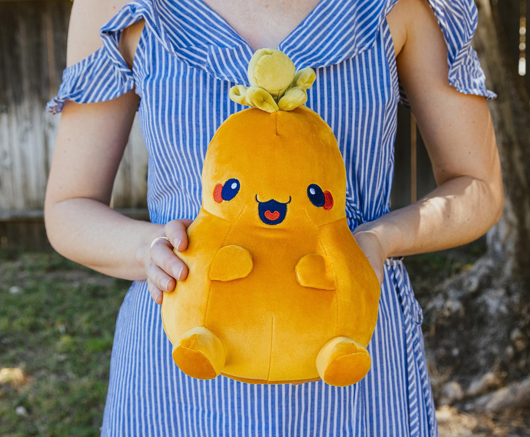 MoshiOshis Gourd 9-Inch Character Plush Toy | Tamashii Urioshi