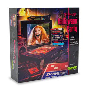 Halloween Pizza Party 1000-Piece Jigsaw Puzzle By Rachid Lotf | Toynk Exclusive