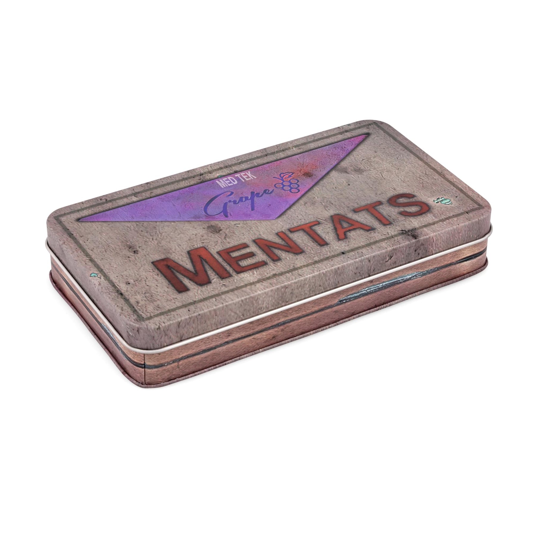 Fallout Grape Mentats Storage Tin Replica