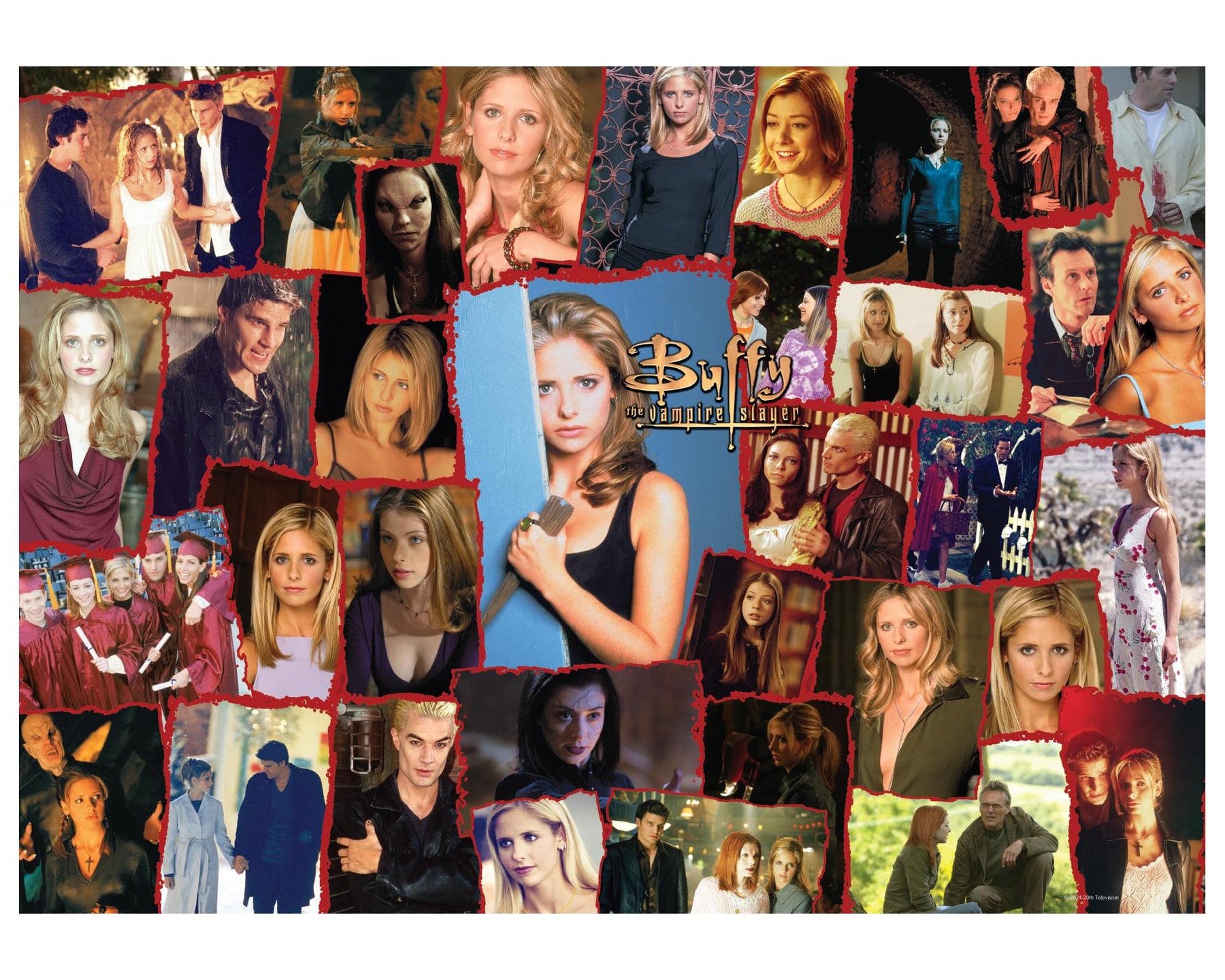 Buffy The Vampire Slayer Collage 1,000-Piece Jigsaw Puzzle | Toynk Exclusive