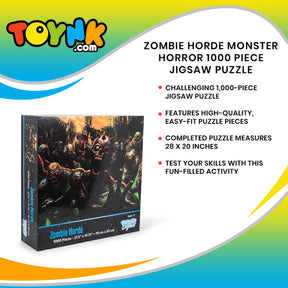 Zombie Horde Monster Horror 1000 Piece Jigsaw Puzzle