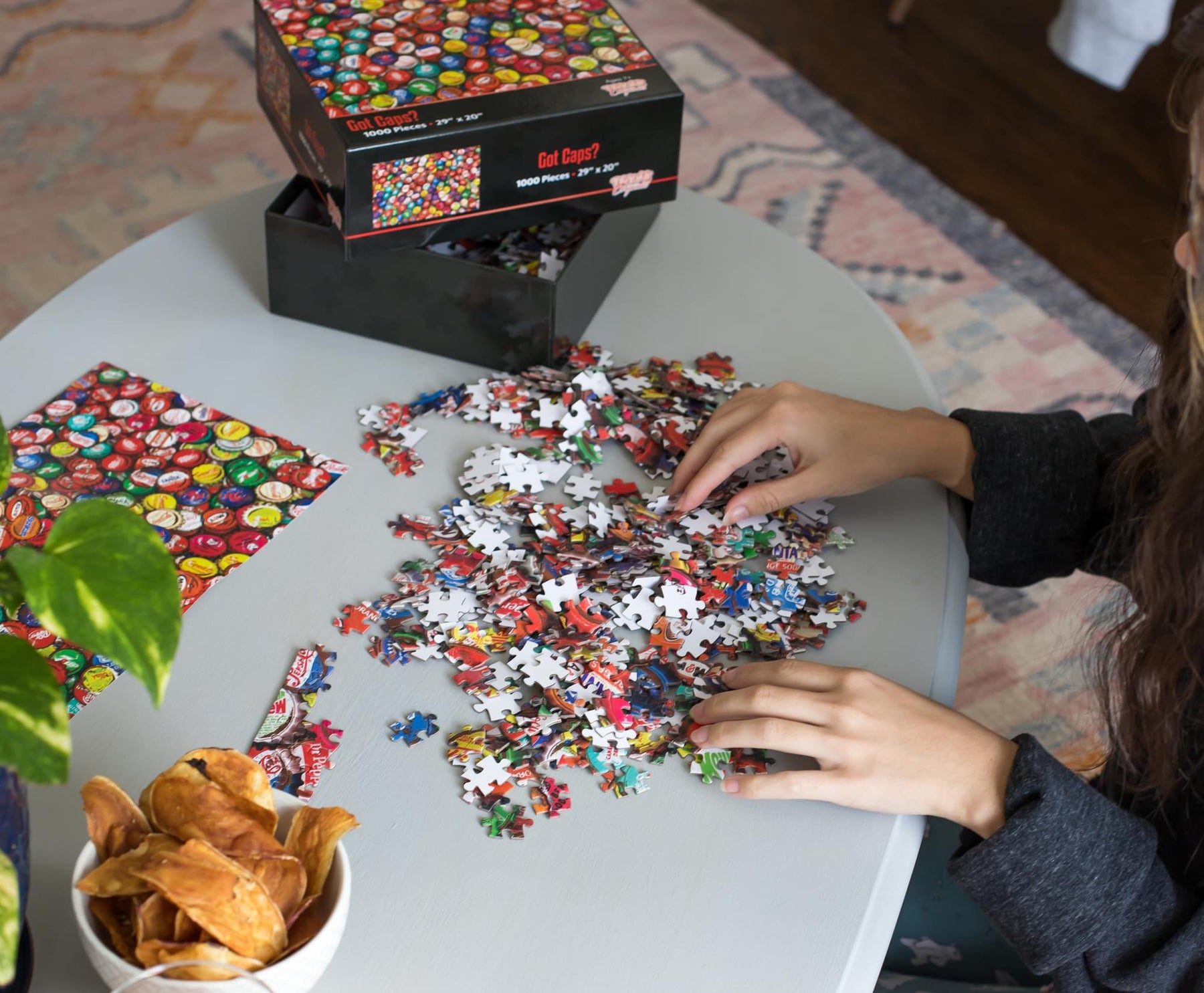 Got Caps? Soda Bottle Cap Puzzle For Adults And Kids | 1000 Piece Jigsaw Puzzle