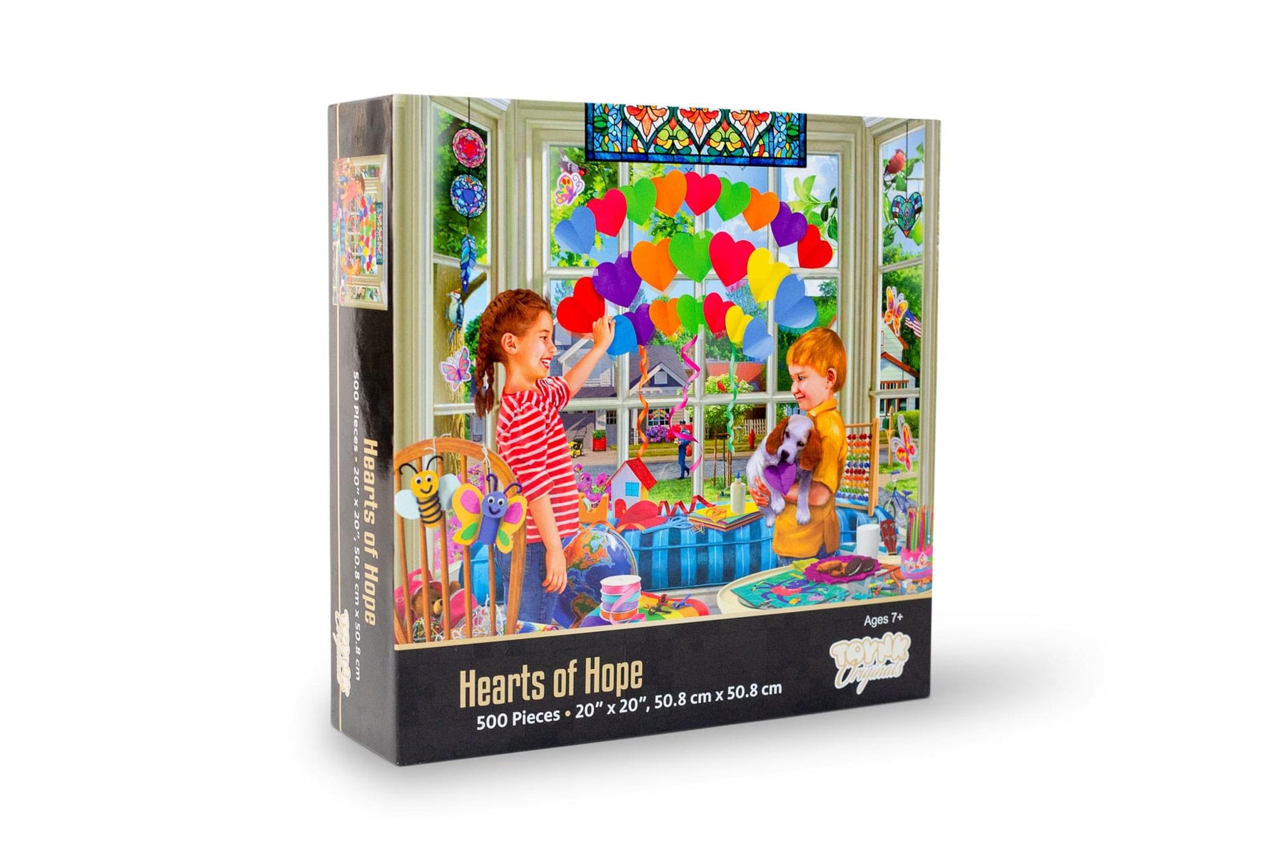 Hearts of Hope Family Craft Puzzle For Adults And Kids | 500 Piece Jigsaw Puzzle