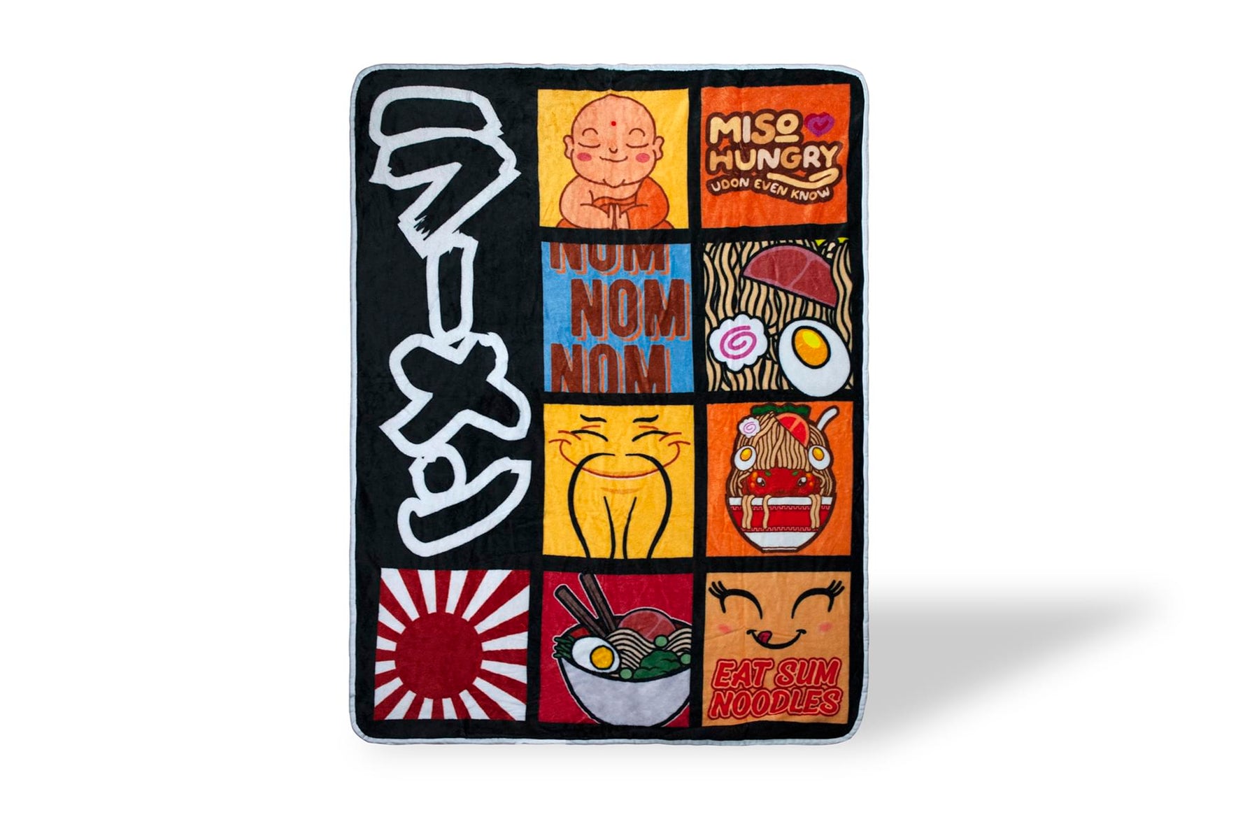 Ramen Noodle Lover Throw Blanket | 45 x 60 Inch Soft Fleece Blanket