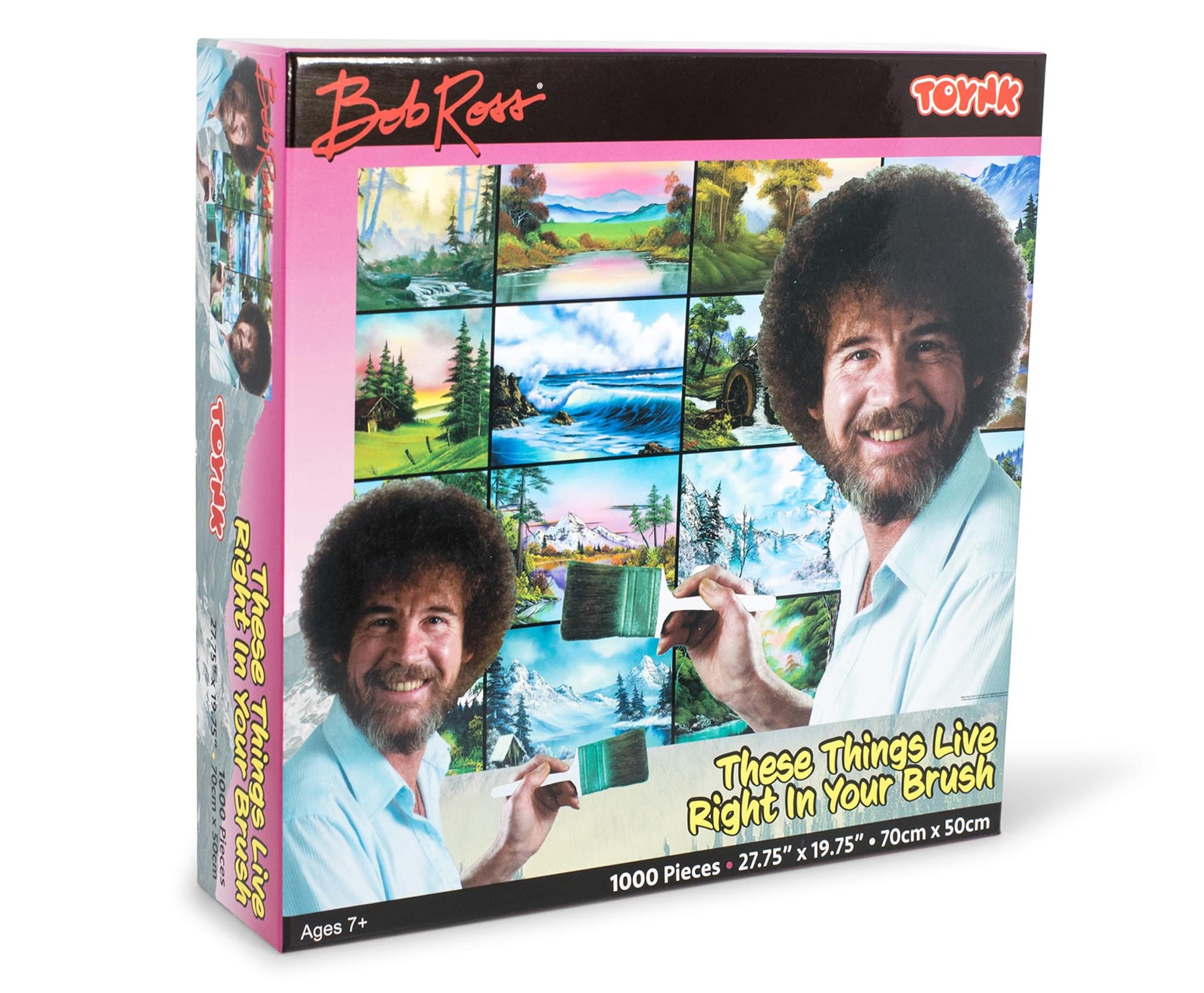 Bob Ross These Things Live Right In Your Brush 1000 Piece Jigsaw Puzzle