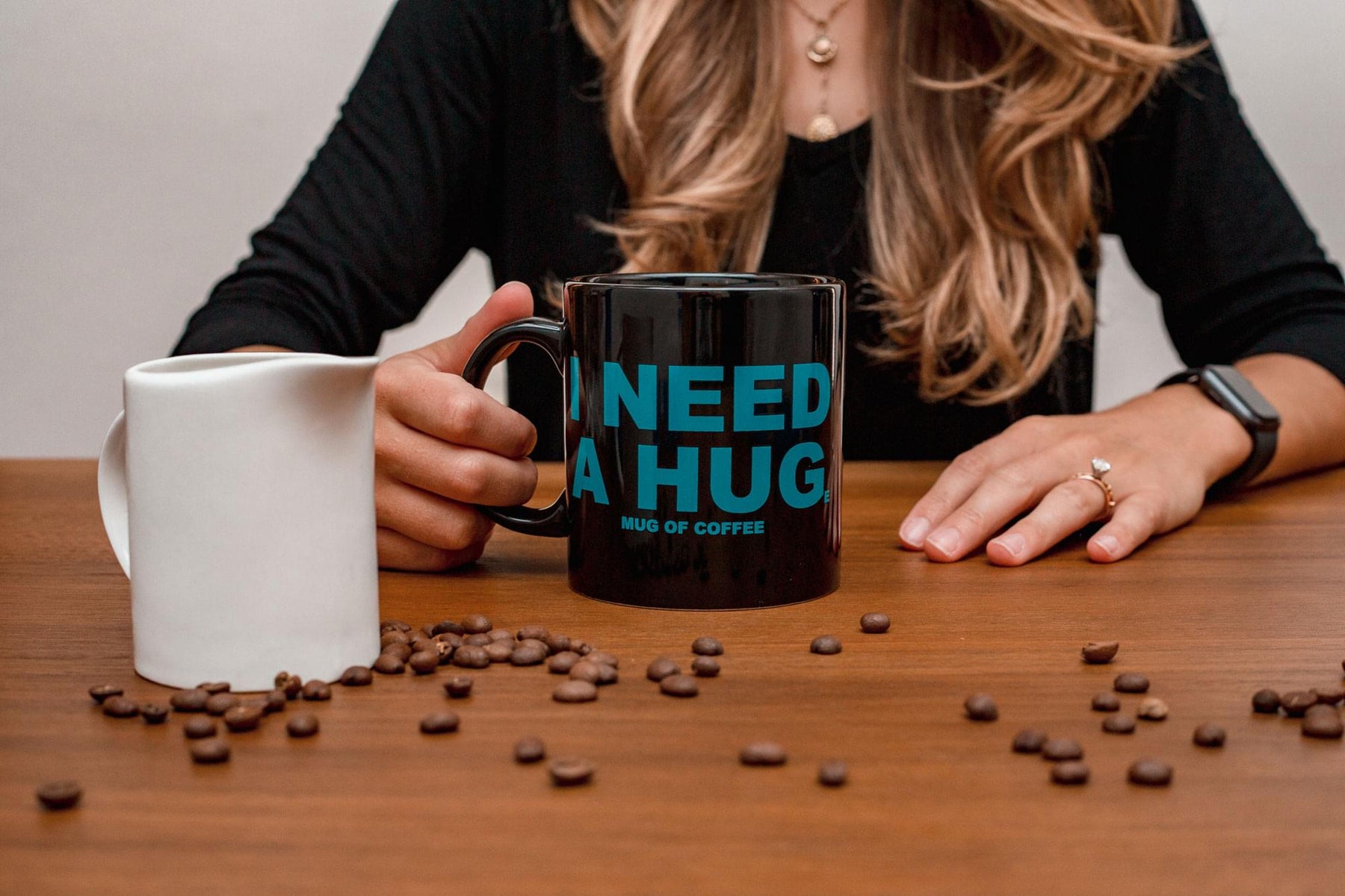 "I Need a HUGe Mug of Coffee" Ceramic Mug | Large Coffee Mug | 20 Ounces