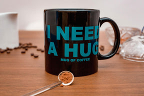 "I Need a HUGe Mug of Coffee" Ceramic Mug | Large Coffee Mug | 20 Ounces