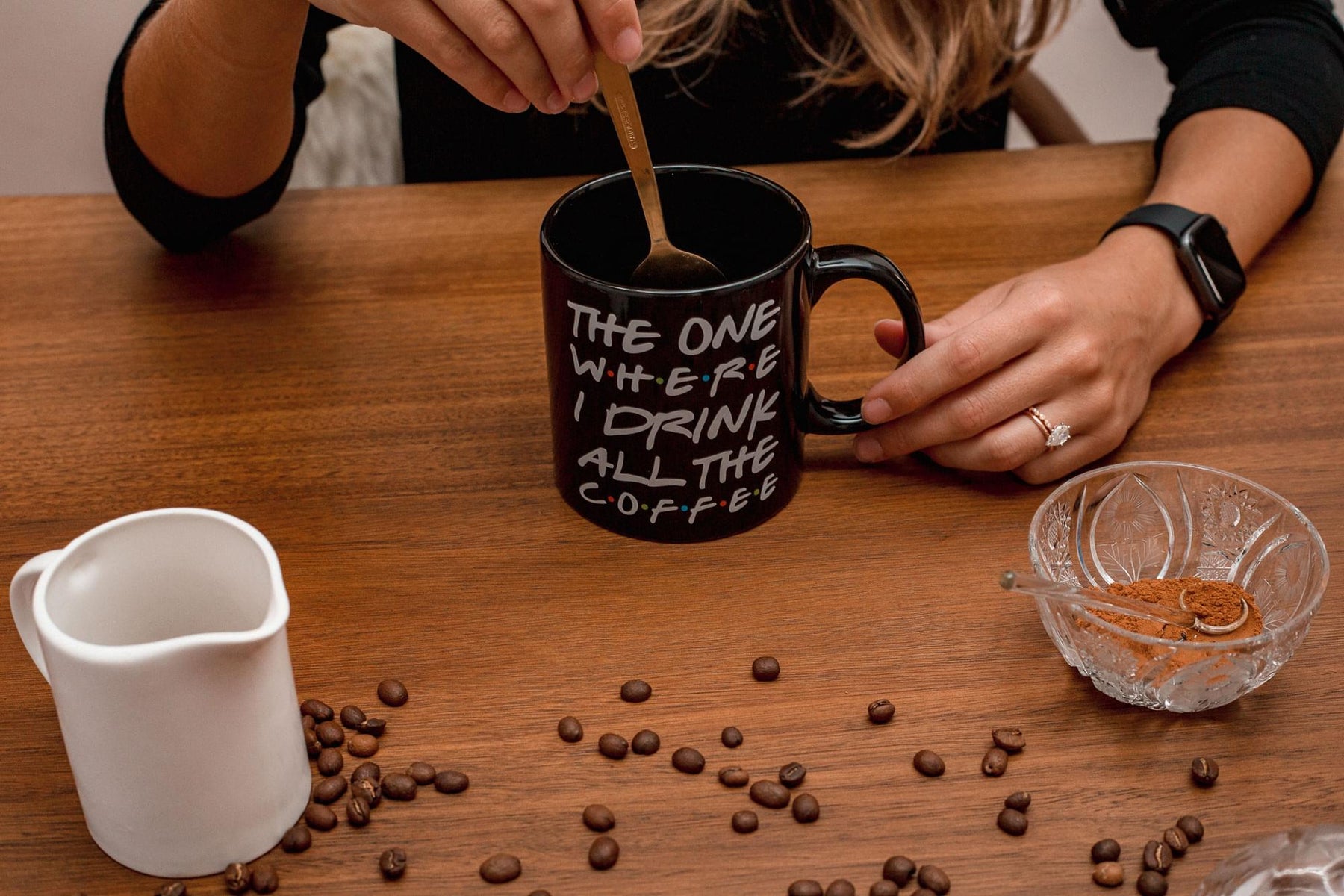 "The One Where I Drink All The Coffee" Friends Inspired Ceramic Coffee Mug | 20 Ounces