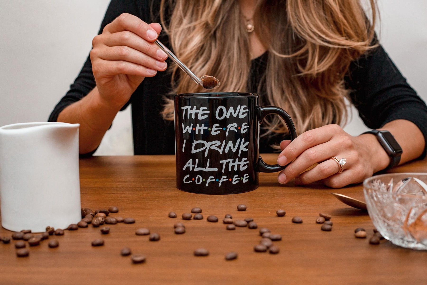 "The One Where I Drink All The Coffee" Friends Inspired Ceramic Coffee Mug | 20 Ounces