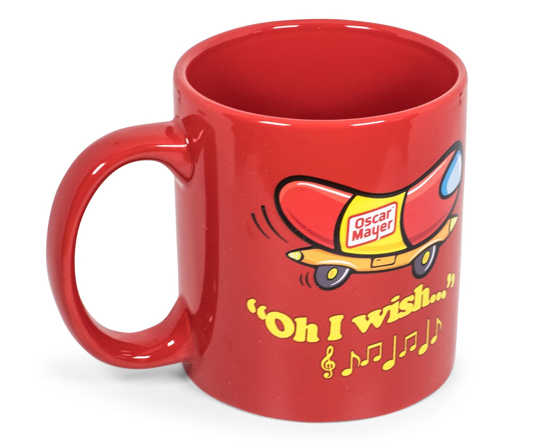 Oscar Mayer Hot Dog Logo Ceramic Coffee Mug | Holds 16 Ounces