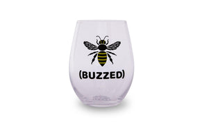 Bumble Bee "Buzzed" Oversized Stemless Wine Glass | Holds 20 Ounces