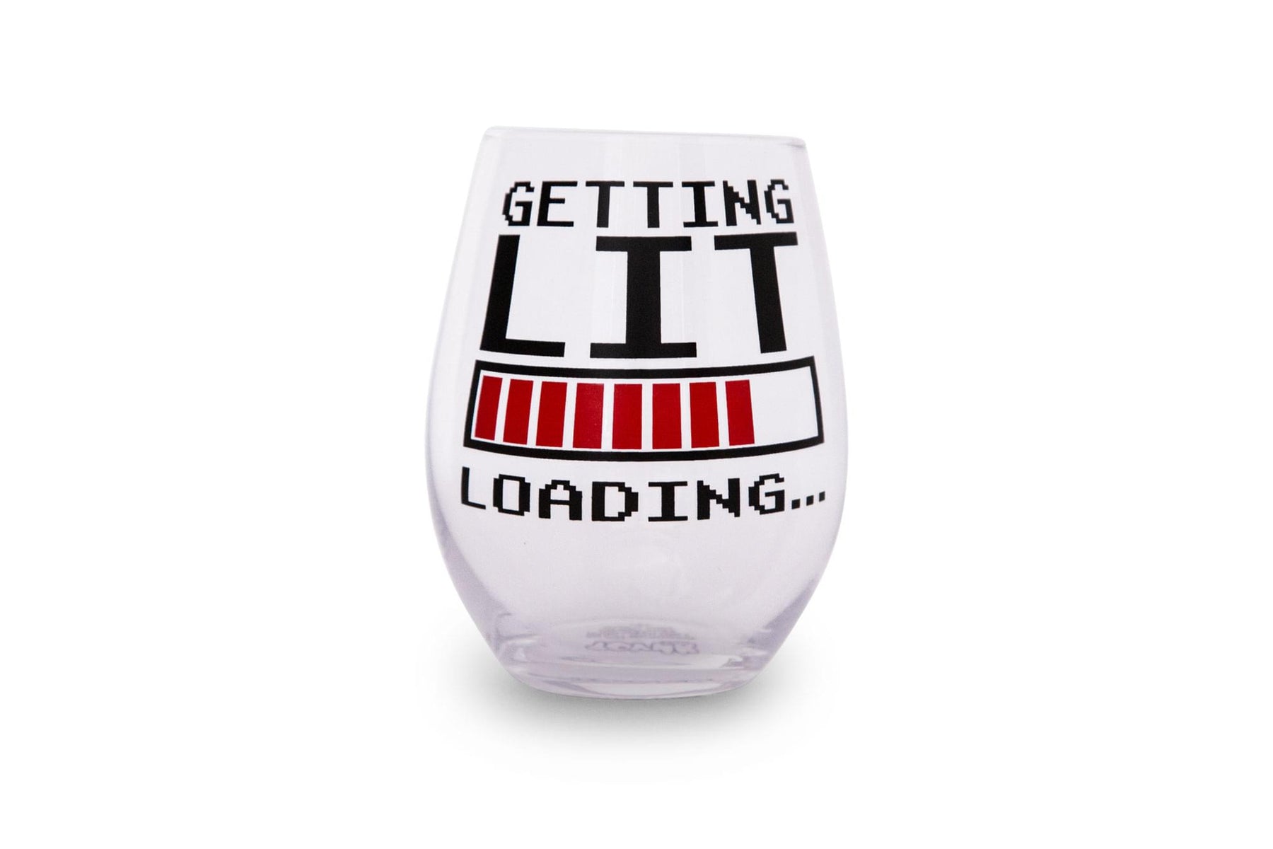 "Getting Lit" Oversized Stemless Wine Glass | Holds 20 Ounces