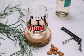 "Getting Lit" Oversized Stemless Wine Glass | Holds 20 Ounces