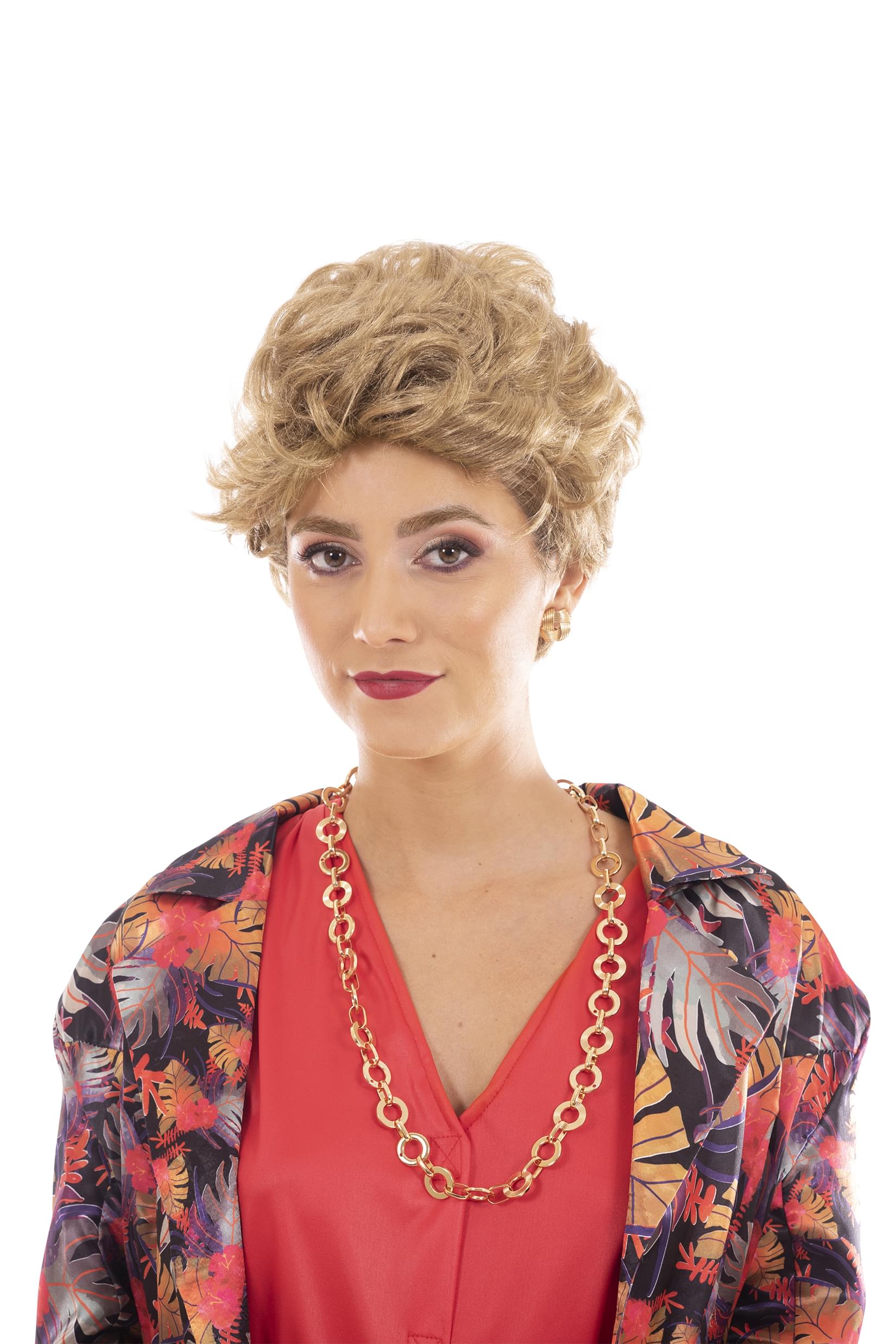 The Golden Girls Officially Licensed Blanche Costume Cosplay Wig