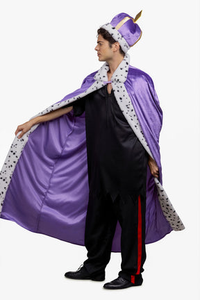 Royal King Cape and Crown Adult Costume Set | One Size Fits Most