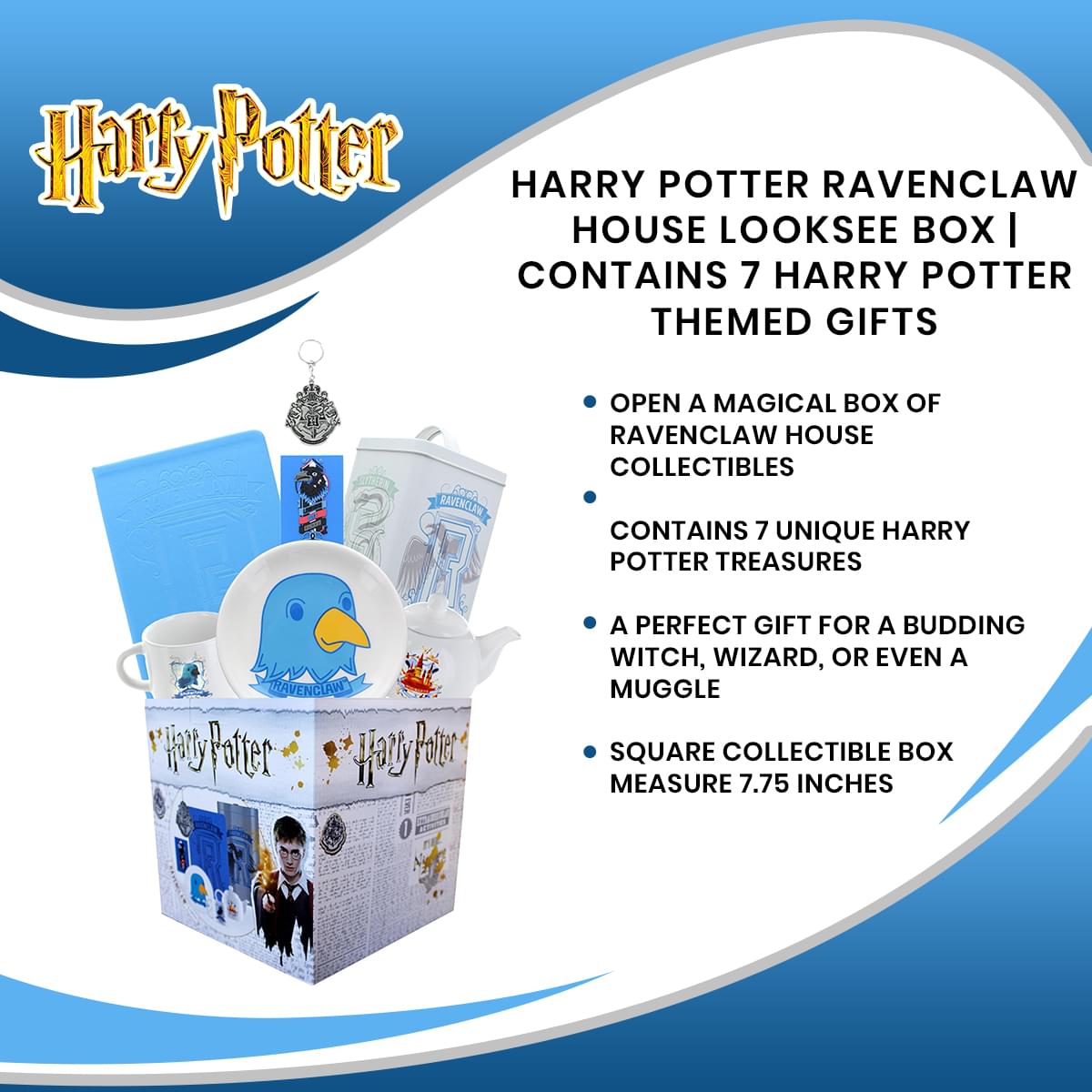 Harry Potter Ravenclaw House LookSee Box | Contains 7 Harry Potter Themed Gifts