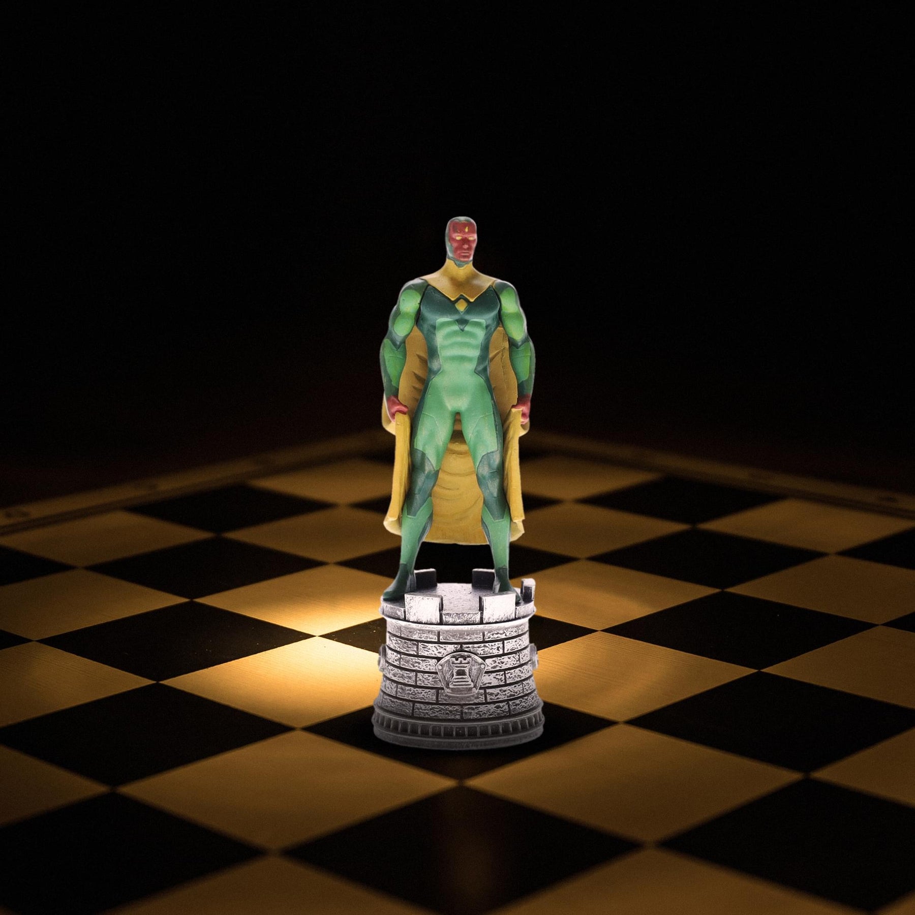 Marvel Chess Collection #23 Vision (Rook) | Chess Piece Only