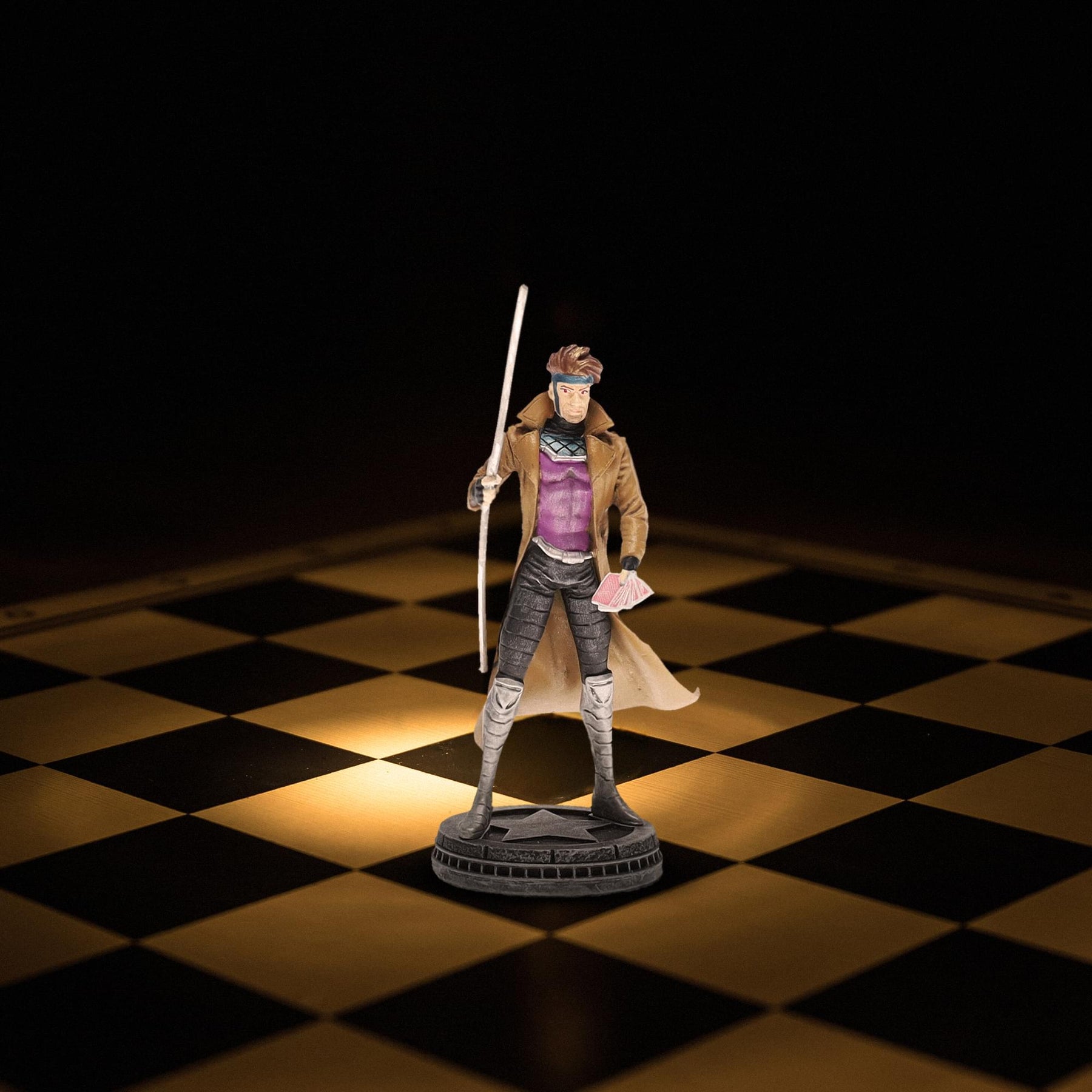 Marvel Chess Collection #48 Gambit (Pawn) | Chess Piece Only