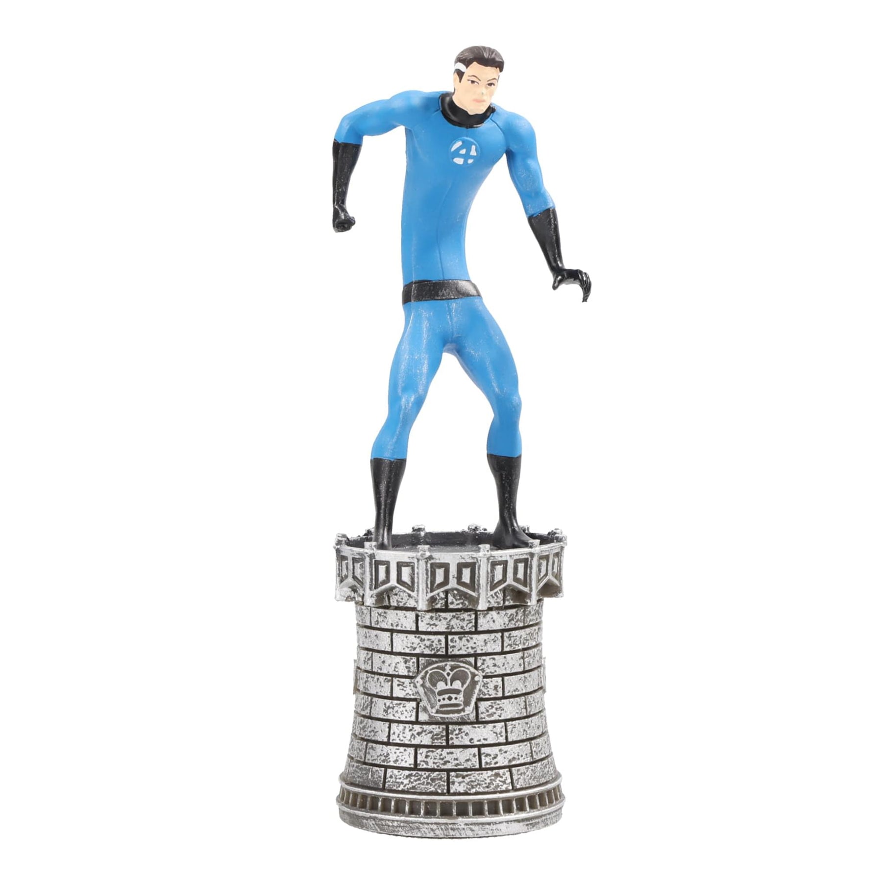 Eaglemoss Marvel Chess Collection #7 Mr. Fantastic (King) | Chess Piece Only