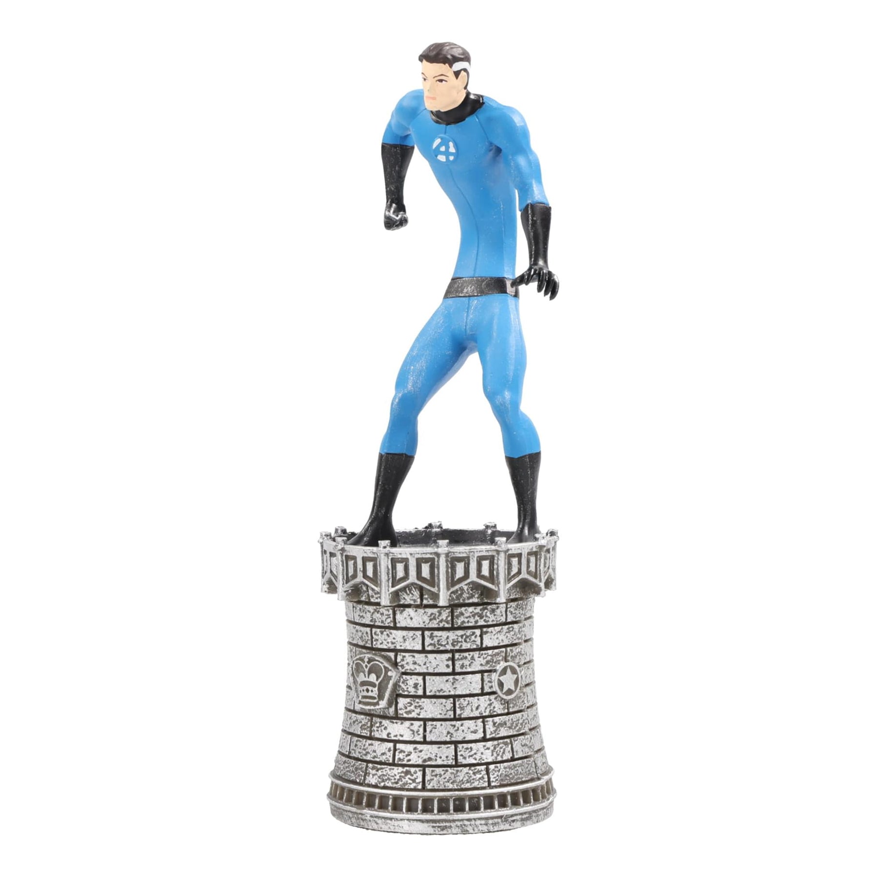 Eaglemoss Marvel Chess Collection #7 Mr. Fantastic (King) | Chess Piece Only